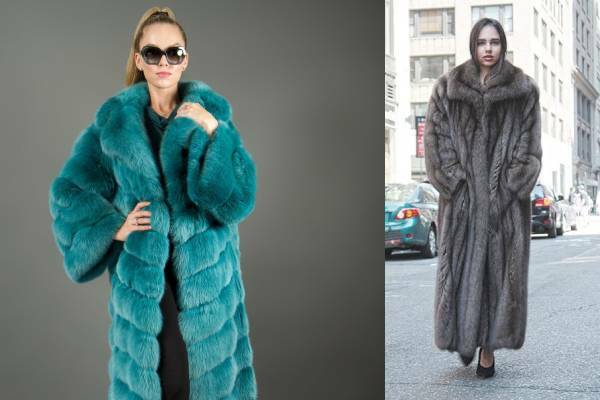 Russian Real Sable Fur Coat